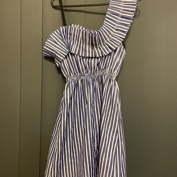 Pink Stitch Size 10 Striped Cocktail Mini Dress - NWT - Picture 3 of 5